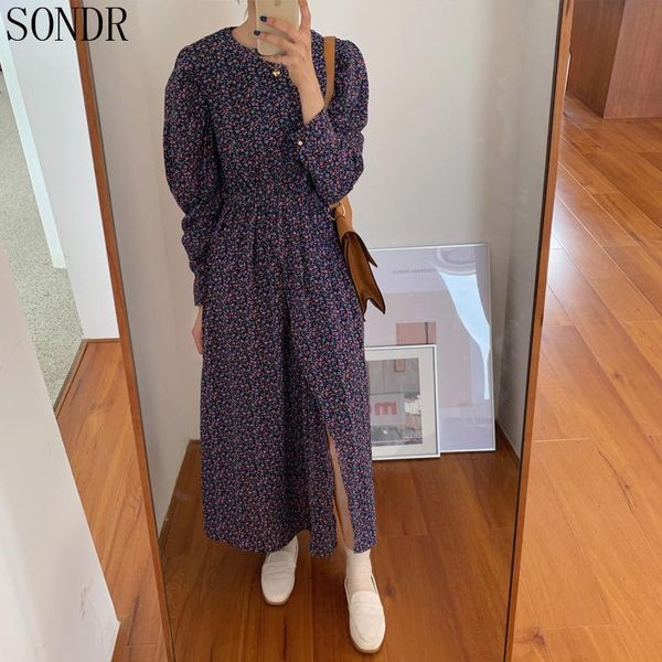 one piece chic floral printed mid-length dress women elegant o-neck slim waist split a-line dress vintage ladies vestidos femme, Black;gray
one piece chic floral printed mid-length dress women elegant o-neck slim waist split a-line dress vintage ladies vestidos femme, Black;gray