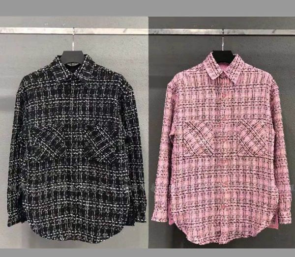 new winter cl woven plaid blouse for men and women coat jacket, Black;brown
new winter cl woven plaid blouse for men and women coat jacket, Black;brown