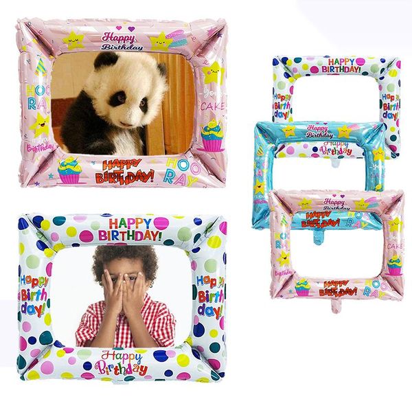 Happy Birthday Photo Booth Foil Balloon Graduation Birthday Party Photo Frame Globos Props Baby Shower Kid Ballon
Happy Birthday Photo Booth Foil Balloon Graduation Birthday Party Photo Frame Globos Props Baby Shower Kid Ballon