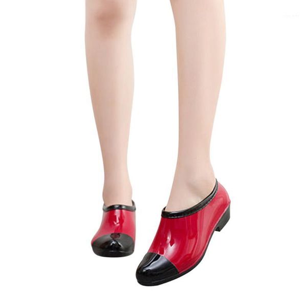 youyedian women's red leisure low-heeled round toe shoes waterproof shallow mouth rain boots bottines femme 2020 nouveau#g351, Black
youyedian women's red leisure low-heeled round toe shoes waterproof shallow mouth rain boots bottines femme 2020 nouveau#g351, Black