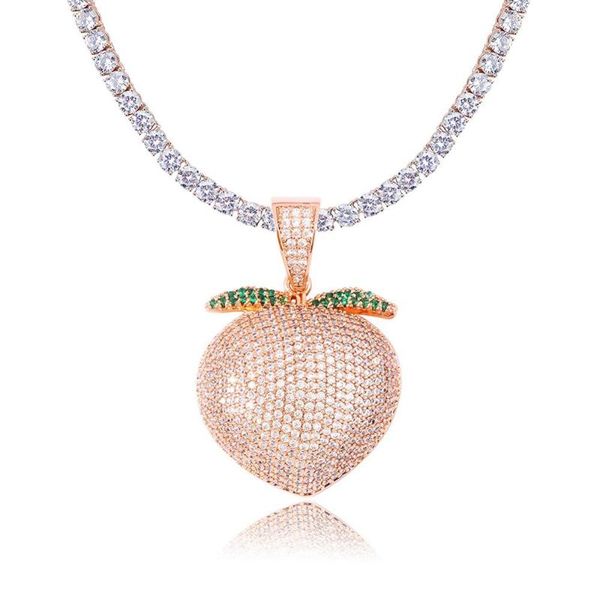 new iced out fruit pendant necklace with tennis chain necklace gold color cubic zirconia mens women hip hop jewelry bling bling, Silver
new iced out fruit pendant necklace with tennis chain necklace gold color cubic zirconia mens women hip hop jewelry bling bling, Silver