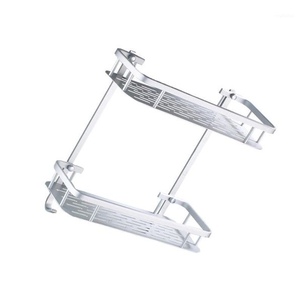 hooks & rails 2 tier wall storage rack aluminum shelf sundries for bathroom1
hooks & rails 2 tier wall storage rack aluminum shelf sundries for bathroom1