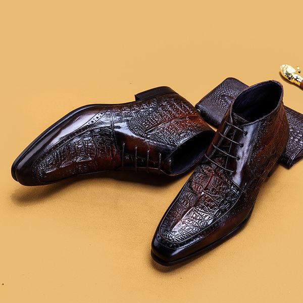 2020 masculine genuine hide winter texture ankle boots brogue flat lace up to shoes 9xov, Black
2020 masculine genuine hide winter texture ankle boots brogue flat lace up to shoes 9xov, Black