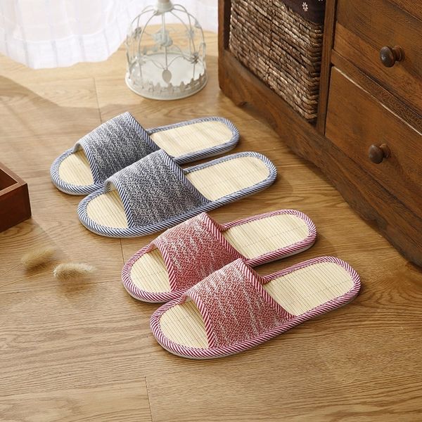 women indoor slippers bamboo straw 2020 spring summer flat shoes woman home floor slides breathable lovers house floor slippers #1r9p, Black
women indoor slippers bamboo straw 2020 spring summer flat shoes woman home floor slides breathable lovers house floor slippers #1r9p, Black