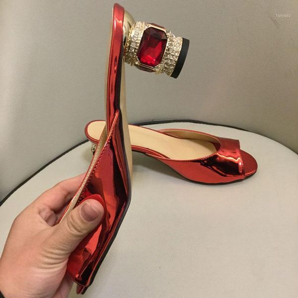 summer sandal 6cm women shoes mirror patent leather open toe high beautiful slides diamond heel summer 8cm slipper mules1, Black
summer sandal 6cm women shoes mirror patent leather open toe high beautiful slides diamond heel summer 8cm slipper mules1, Black