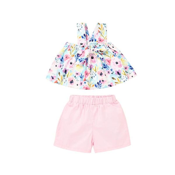 opperiaya little baby girls sling summer lovely set sleeveless flower print vest and solid color short pants 2-piece suits, White
opperiaya little baby girls sling summer lovely set sleeveless flower print vest and solid color short pants 2-piece suits, White