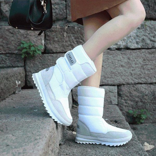 autumn and winter with velvet snow boots waterproof warm cotton shoes thickened women's middle boot men's and women's shoes, Black
autumn and winter with velvet snow boots waterproof warm cotton shoes thickened women's middle boot men's and women's shoes, Black