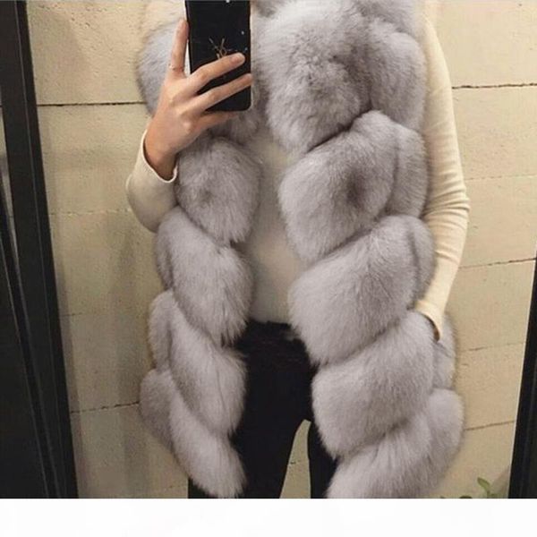 womens winter faux fox fur waistcoat jacket coat vest gilet for women warm long sleeveless jacket outwear long slim fur vest, Black
womens winter faux fox fur waistcoat jacket coat vest gilet for women warm long sleeveless jacket outwear long slim fur vest, Black