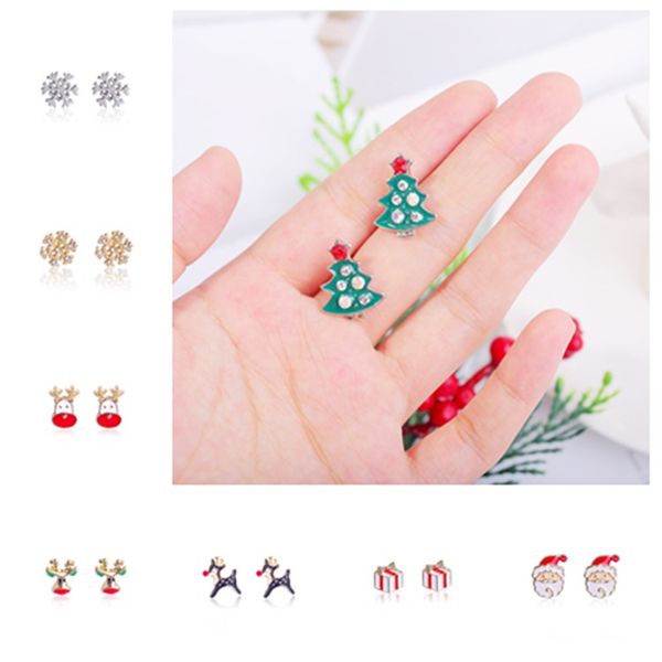 12 styles christmas charms earrings tree earrings alloy drip oil stud earring bells snowflake christmas earrings party favor t2c5299
12 styles christmas charms earrings tree earrings alloy drip oil stud earring bells snowflake christmas earrings party favor t2c5299