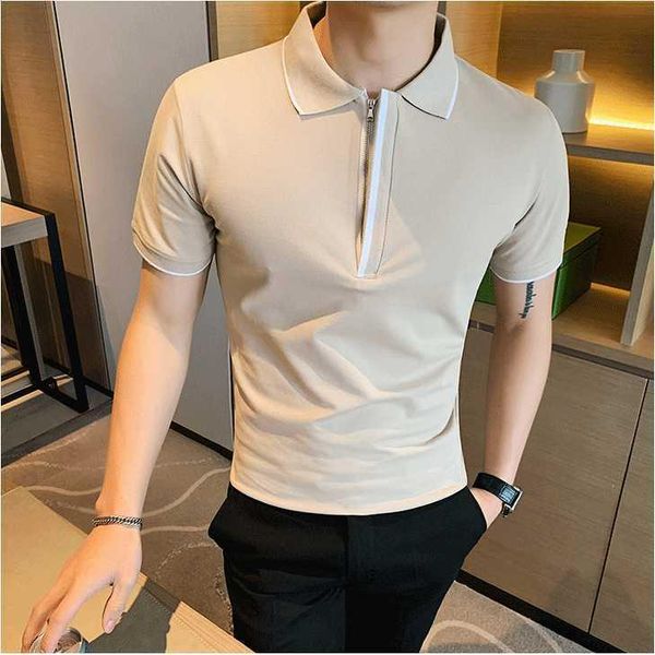 2020 new style fashion men's in summer pure cotton short sleeve shirts/male zipper design casual shirts, White;black
2020 new style fashion men's in summer pure cotton short sleeve shirts/male zipper design casual shirts, White;black