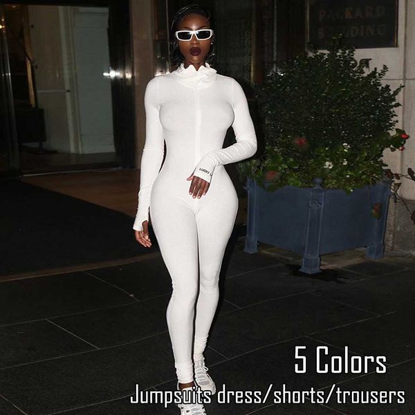 gym clothing streetwear solid color knitted bodycon jumpsuit women overalls 2021 long sleeve skinny rompers womens female, White;black
gym clothing streetwear solid color knitted bodycon jumpsuit women overalls 2021 long sleeve skinny rompers womens female, White;black