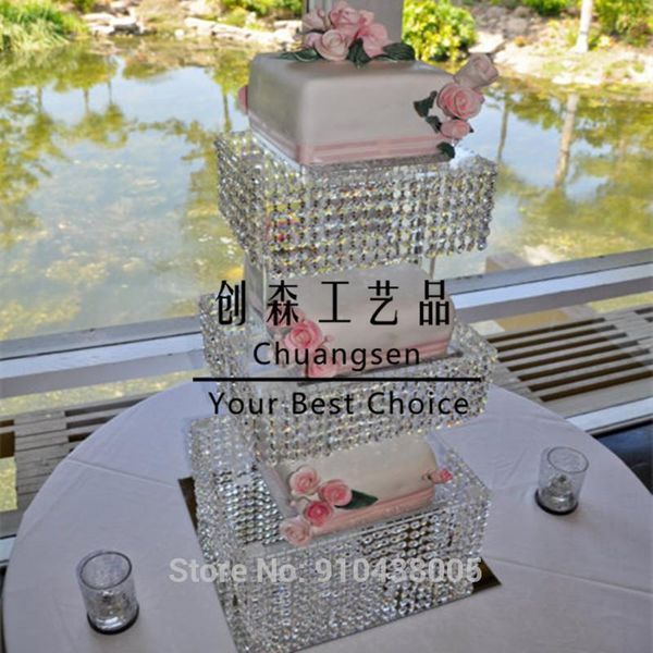 other festive & party supplies western design daily used 3 layer acrylic cake stand,acrylic crystal holder centerpiece , wedding deco rack