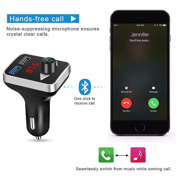автомобиль bluetooth fm-передатчик беспроводной беспроводной беспроводной звуковой ресивер audio auto mp3 player 2.1a dual usb быстрое заряд
автомобиль bluetooth fm-передатчик беспроводной беспроводной беспроводной звуковой ресивер audio auto mp3 player 2.1a dual usb быстрое заряд
