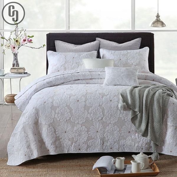 gxc cotton bedspreads quilt set 3pcs quilts for bed blanket solid embroidered bed cover shams king queen size beige coverlet
gxc cotton bedspreads quilt set 3pcs quilts for bed blanket solid embroidered bed cover shams king queen size beige coverlet