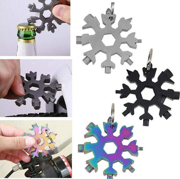 snowflake screwdriver wrench bottle opener key chain 18 in 1 multi-tool stainless steel multitool card mini for hiking camping tool e102902
snowflake screwdriver wrench bottle opener key chain 18 in 1 multi-tool stainless steel multitool card mini for hiking camping tool e102902
