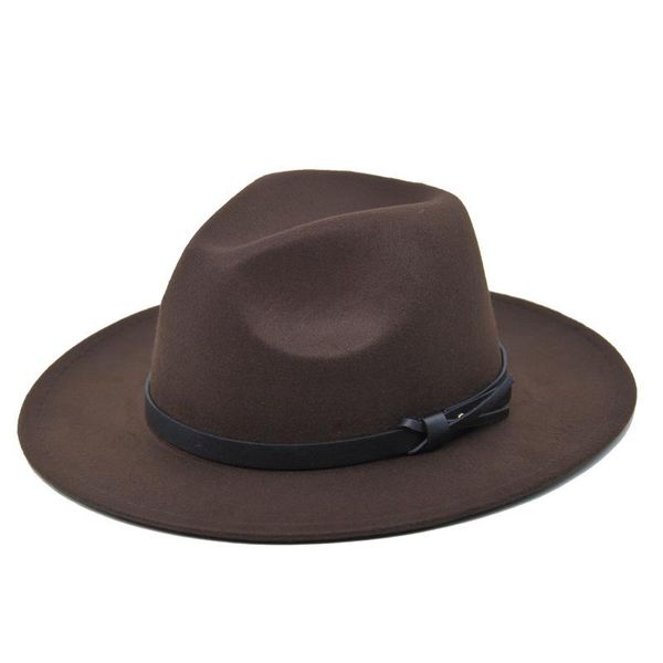 wide brim hats women men wool fedora hat with leather ribbon gentleman elegant lady autumn winter jazz panama sombrero caps, Blue;gray
wide brim hats women men wool fedora hat with leather ribbon gentleman elegant lady autumn winter jazz panama sombrero caps, Blue;gray