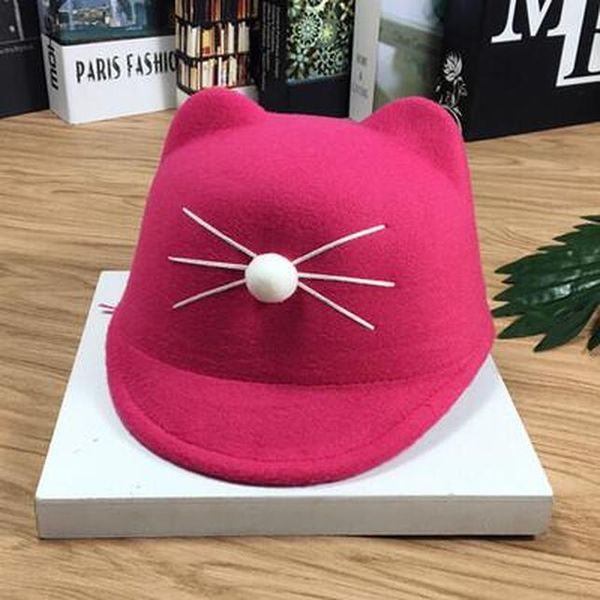 1-8 однолетнего wool girls fedora hat winter black devil horns cute cat ухо животные derby bowler прекрасный колпачок для childrend подарочн, Black;white 
1-8 однолетнего wool girls fedora hat winter black devil horns cute cat ухо животные derby bowler прекрасный колпачок для childrend подарочн, Black;white