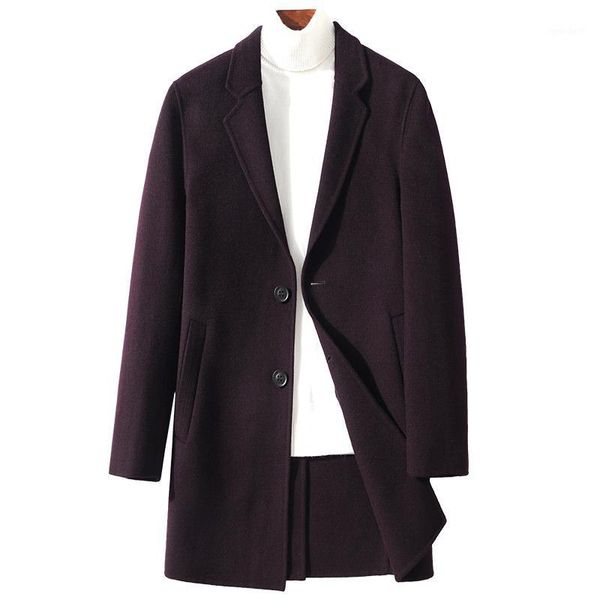 men's wool & blends paulkonte 2021 casual coat business simple gentleman wild fashion double sided long jacket1, Black
men's wool & blends paulkonte 2021 casual coat business simple gentleman wild fashion double sided long jacket1, Black