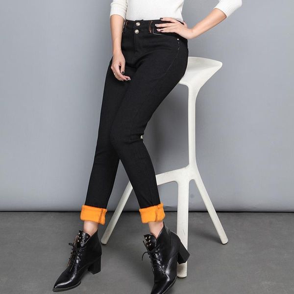 women's jeans autumn winter warm big size woman velvet with high waist trousers fleece slim stretch denim pencil pants black 38 40, Blue
women's jeans autumn winter warm big size woman velvet with high waist trousers fleece slim stretch denim pencil pants black 38 40, Blue