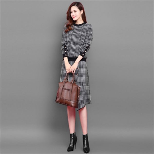 knitted-mesh mode female plaid shirt clothes with long sleeves of two pieces and skirt sets w8dv, White
knitted-mesh mode female plaid shirt clothes with long sleeves of two pieces and skirt sets w8dv, White