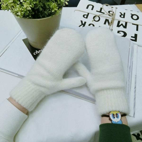 five fingers gloves women winter warm knitted solid color double layer diy mittens female outdoor driving rabbitu fur guantes, Blue;gray
five fingers gloves women winter warm knitted solid color double layer diy mittens female outdoor driving rabbitu fur guantes, Blue;gray