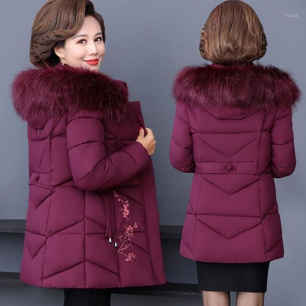 middle aged women down cotton jacket new fashion hooded fur collar parkas large size woemn winter jacket coat outerwea 5xl 22311, Black
middle aged women down cotton jacket new fashion hooded fur collar parkas large size woemn winter jacket coat outerwea 5xl 22311, Black