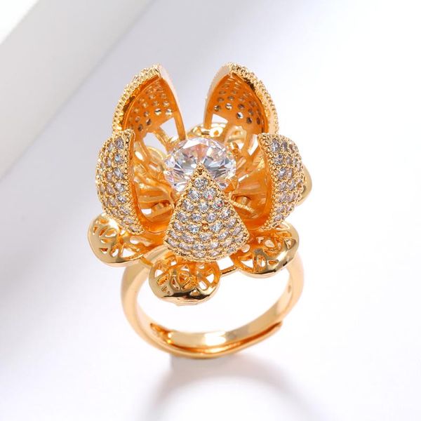 cluster rings luala creative beautiful flower bud bloom switch adjustable ring zircon charm jewelry golden two years no black, Golden;silver
cluster rings luala creative beautiful flower bud bloom switch adjustable ring zircon charm jewelry golden two years no black, Golden;silver