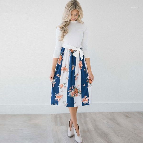 casual dress turtleneck print floral elegant a-line vestidos with sleeves sashes autumn style women party dress casual1, Black;gray
casual dress turtleneck print floral elegant a-line vestidos with sleeves sashes autumn style women party dress casual1, Black;gray