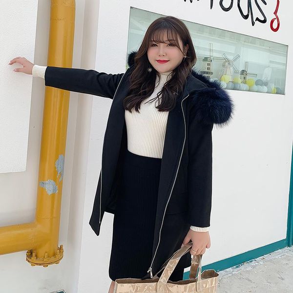 big size woolen overcoat women 2020 new winter long coat plus standard euro size 5xl 6xl autumn trench outerwear fur collar1, Black
big size woolen overcoat women 2020 new winter long coat plus standard euro size 5xl 6xl autumn trench outerwear fur collar1, Black
