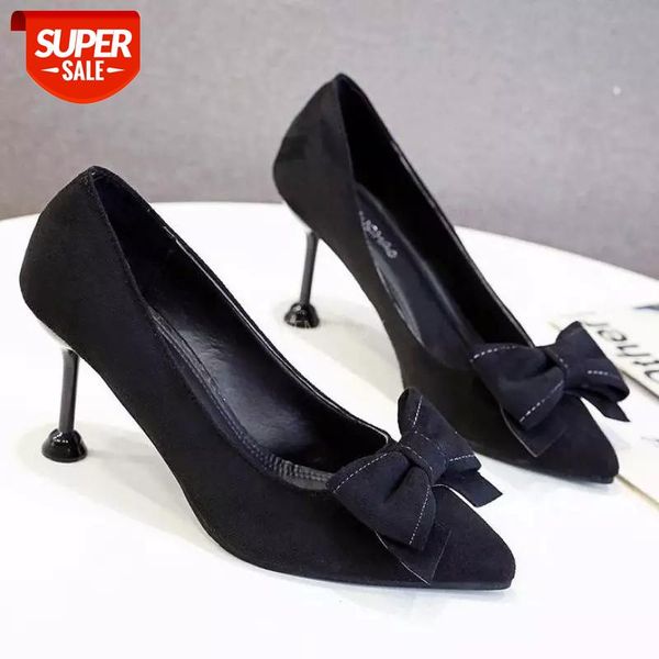 autumn butterfly-knot pointed shallow mouth work shoes elegant women's concise pumps high heels zapatilla mujer #gi0y, Black
autumn butterfly-knot pointed shallow mouth work shoes elegant women's concise pumps high heels zapatilla mujer #gi0y, Black