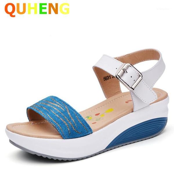 summer sandals women 2020 genuine leather wedges mid heel sandals fish mouth platform heighten rocking shoes ladies new1, Black
summer sandals women 2020 genuine leather wedges mid heel sandals fish mouth platform heighten rocking shoes ladies new1, Black