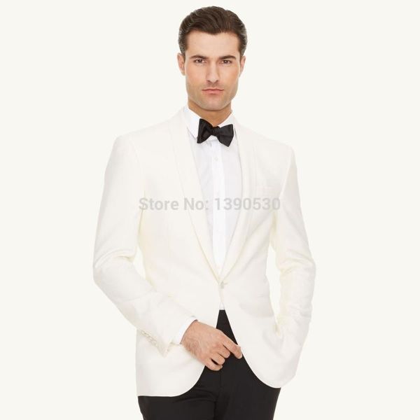 men's suits & blazers selling 100% wool hand made white jacket+black pants 2 pieces one buttons shawl lapel groom man suit, White;black
men's suits & blazers selling 100% wool hand made white jacket+black pants 2 pieces one buttons shawl lapel groom man suit, White;black