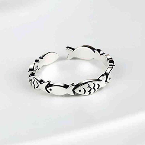 boho vintage silver color fish rings for women lover finger valentines day gifts creative adjustable opening jewelry
boho vintage silver color fish rings for women lover finger valentines day gifts creative adjustable opening jewelry