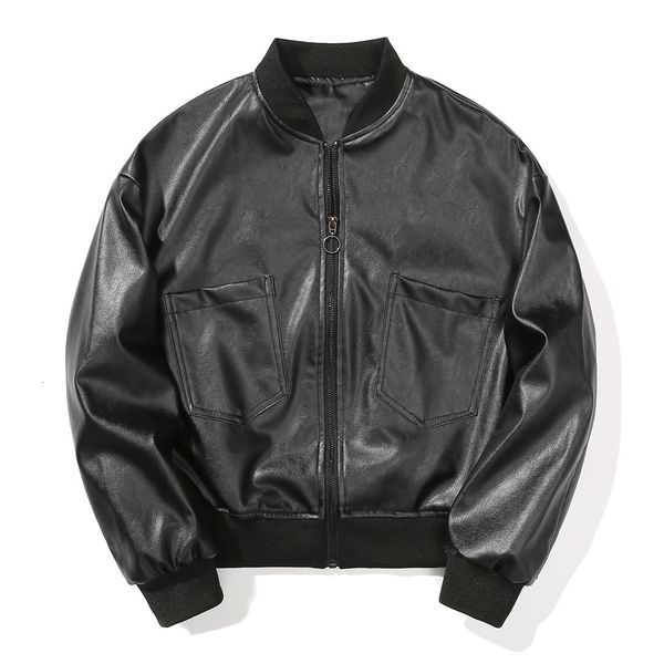autumn 2021 new spring jacket and women's baseball collar thin leather short coat 1 trea, Black
autumn 2021 new spring jacket and women's baseball collar thin leather short coat 1 trea, Black