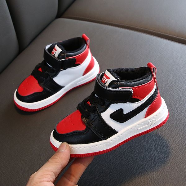 autumn and winter new children's sports sneakers zhongbang casual board shoes boys basketball shoes girls baby sneakers, Black;red
autumn and winter new children's sports sneakers zhongbang casual board shoes boys basketball shoes girls baby sneakers, Black;red