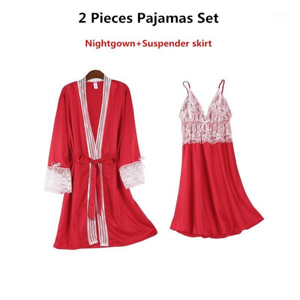 women's sleepwear pajama women pajamas 2 pieces satin pijama silk home wear clothing embroider lace sleep lounge pyjama pyjamas set1, Black;red
women's sleepwear pajama women pajamas 2 pieces satin pijama silk home wear clothing embroider lace sleep lounge pyjama pyjamas set1, Black;red