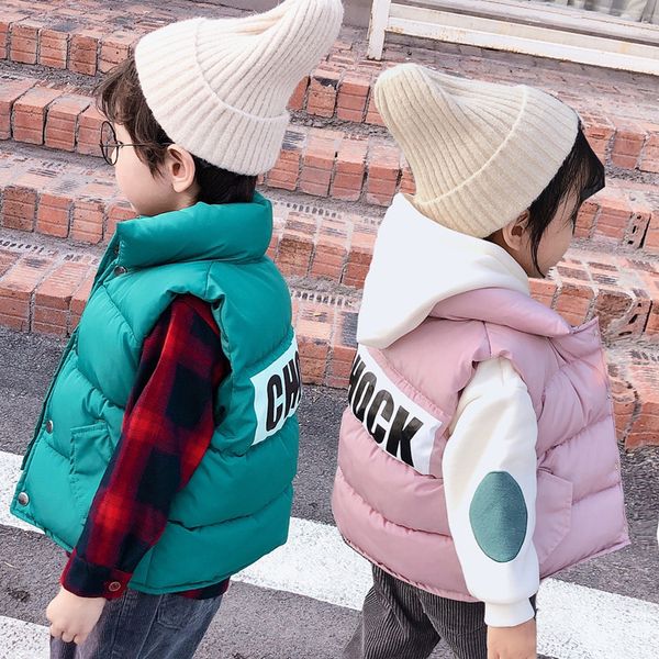 cute windproof warm children's vest lapel letter printing outer wear vest boys and girls clothes autumn and winter models 201106, Camo
cute windproof warm children's vest lapel letter printing outer wear vest boys and girls clothes autumn and winter models 201106, Camo