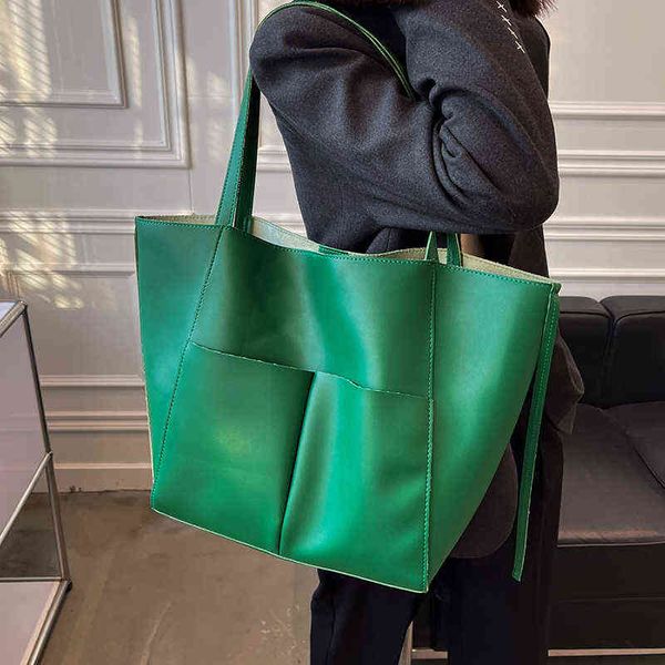 shopping bags large capacity handbags casual tote designer simple pu leather satchel big shoulder for women winter hit luxury 220307
shopping bags large capacity handbags casual tote designer simple pu leather satchel big shoulder for women winter hit luxury 220307