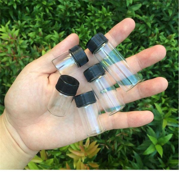 22*60*14mm 14ml glass bottles with plastic lid transparent empty glass gift bottles jars black cap 10 jllqht
22*60*14mm 14ml glass bottles with plastic lid transparent empty glass gift bottles jars black cap 10 jllqht