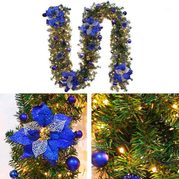 2.7m pvc christmas tree garland with string lights xmas decoration party supplies christmas decorations for home1
2.7m pvc christmas tree garland with string lights xmas decoration party supplies christmas decorations for home1