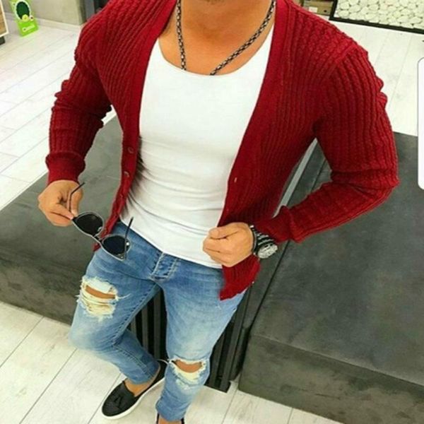 2020 autumn sweater men v-neck solid slim fit knitted mens sweaters cardigan male autumn long sleeve solid casual 1, White;black
2020 autumn sweater men v-neck solid slim fit knitted mens sweaters cardigan male autumn long sleeve solid casual 1, White;black