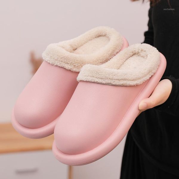 women waterproof leather home slippers shoes non-slip winter warm female indoor shoes womens slipper ladies slides1, Black
women waterproof leather home slippers shoes non-slip winter warm female indoor shoes womens slipper ladies slides1, Black