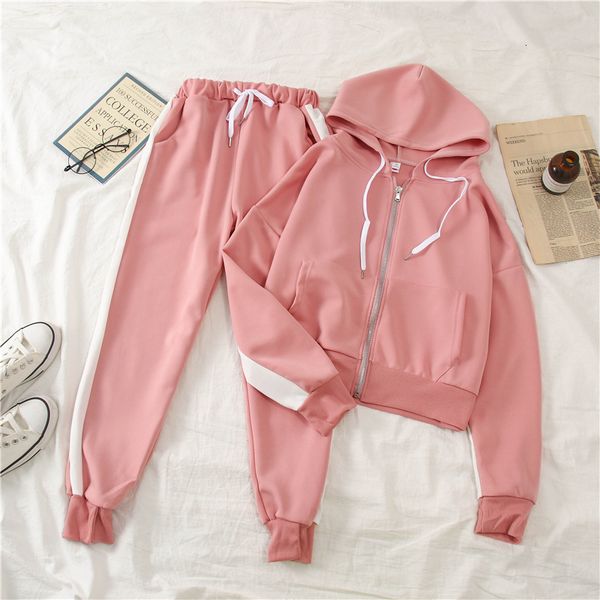 piece 2021 new training sets fall fashion sportwear female suit sweatshirt + elastic waistband pants set parts y8aw, Black;white
piece 2021 new training sets fall fashion sportwear female suit sweatshirt + elastic waistband pants set parts y8aw, Black;white