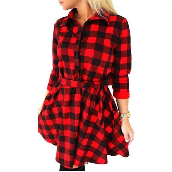 fashion women long sleeve short dress 3 4 sleeve shirt dress plaid checked drop shipping designer clothes, Black;gray
fashion women long sleeve short dress 3 4 sleeve shirt dress plaid checked drop shipping designer clothes, Black;gray