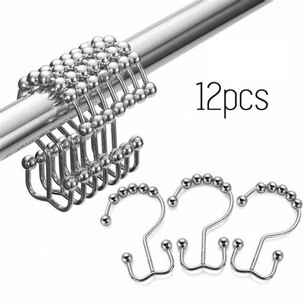 shower curtains dafield curtain hooks stainless steel rings metal double glide rust-resistant for bathroom1
shower curtains dafield curtain hooks stainless steel rings metal double glide rust-resistant for bathroom1