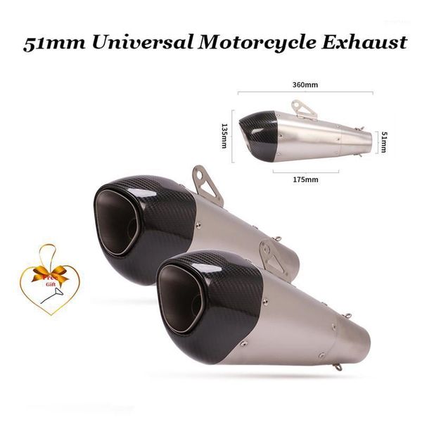 51mm universal motorcycle exhaust carbon fiber muffler sport moto for mt07 mt09 r3 r6 er6n cbr600r z1000 s1000rr rc3901
51mm universal motorcycle exhaust carbon fiber muffler sport moto for mt07 mt09 r3 r6 er6n cbr600r z1000 s1000rr rc3901