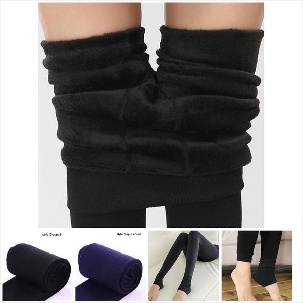 women heat fleece winter stretchy leggings warm fleece lined slim thermal pants b99 drop shipping good quality, Black
women heat fleece winter stretchy leggings warm fleece lined slim thermal pants b99 drop shipping good quality, Black