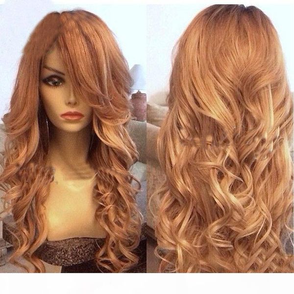 honey blonde full lace wig human hair loose wave virgin brazilian wavy lace front human hair wig with bangs & baby hair color #27, Black;brown
honey blonde full lace wig human hair loose wave virgin brazilian wavy lace front human hair wig with bangs & baby hair color #27, Black;brown