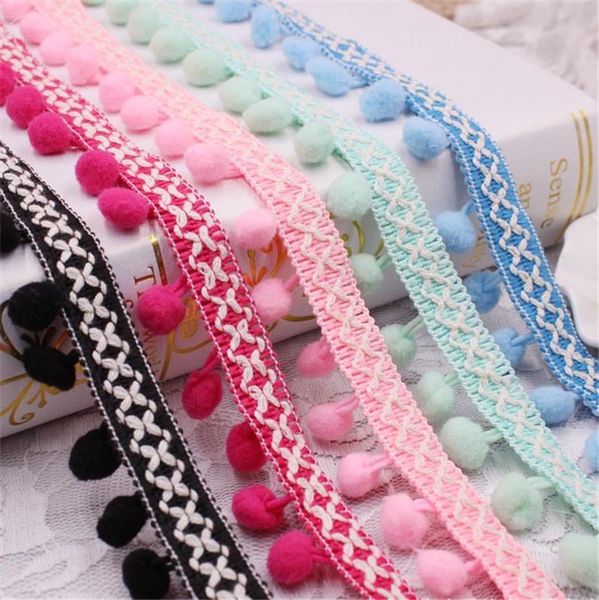 1 yards lace ribbon sewing accessories pom pom tassel pompoms trim ball fringe embroidery apparel lace fabric handmade accessory h jlloho
1 yards lace ribbon sewing accessories pom pom tassel pompoms trim ball fringe embroidery apparel lace fabric handmade accessory h jlloho