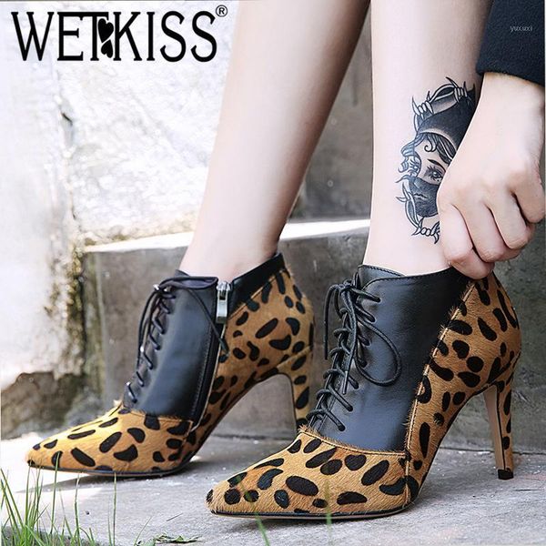 boots wetkiss leopard winter high heels women boot pointed toe horsehair footwear ankle female leather shoes 20211, Black
boots wetkiss leopard winter high heels women boot pointed toe horsehair footwear ankle female leather shoes 20211, Black